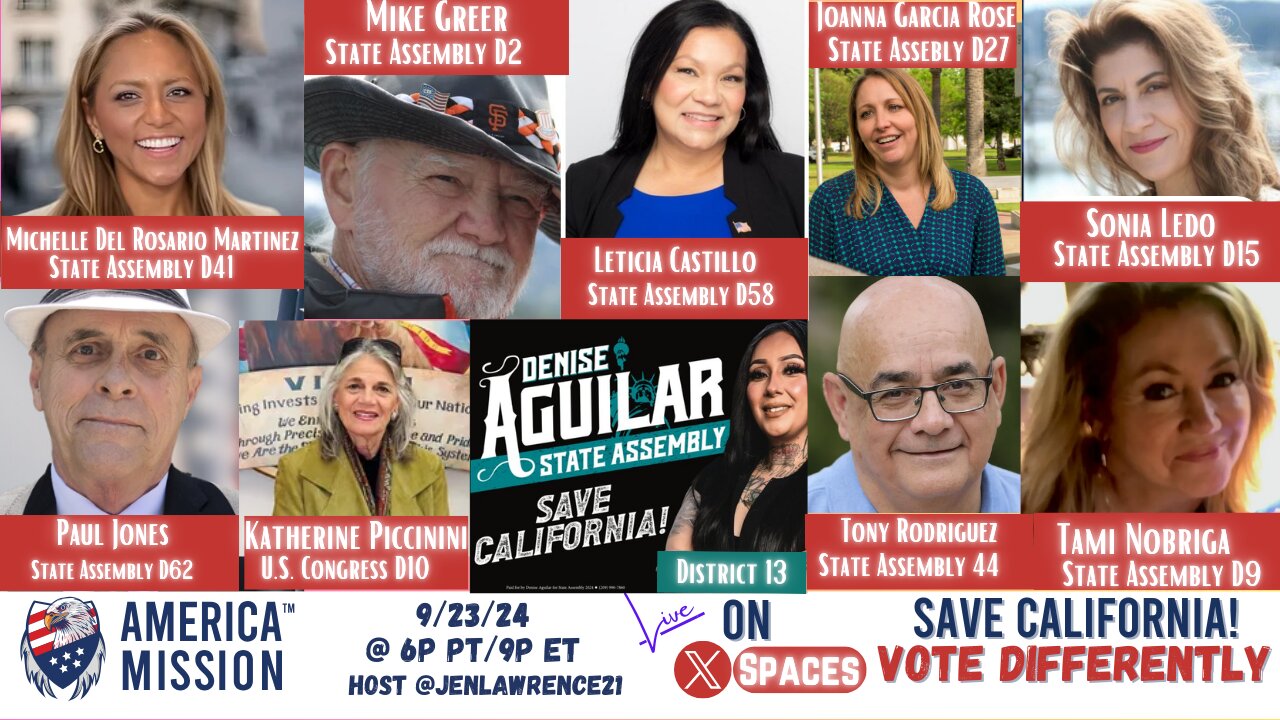 America Mission™ Cali’s Flipping Seats & Taking Names! Vote CA!