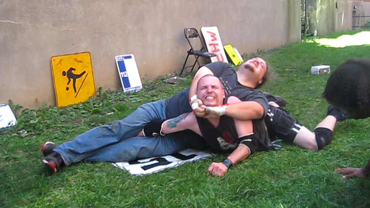 Grudge Match - Swede Savard VS Agent Exile - CHW Backyard Wrestling