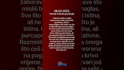 Poruka Svemira 06.02.2023. 💙