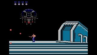 Contra Anniversary Collection Stage 5 Snow field - walkthrough