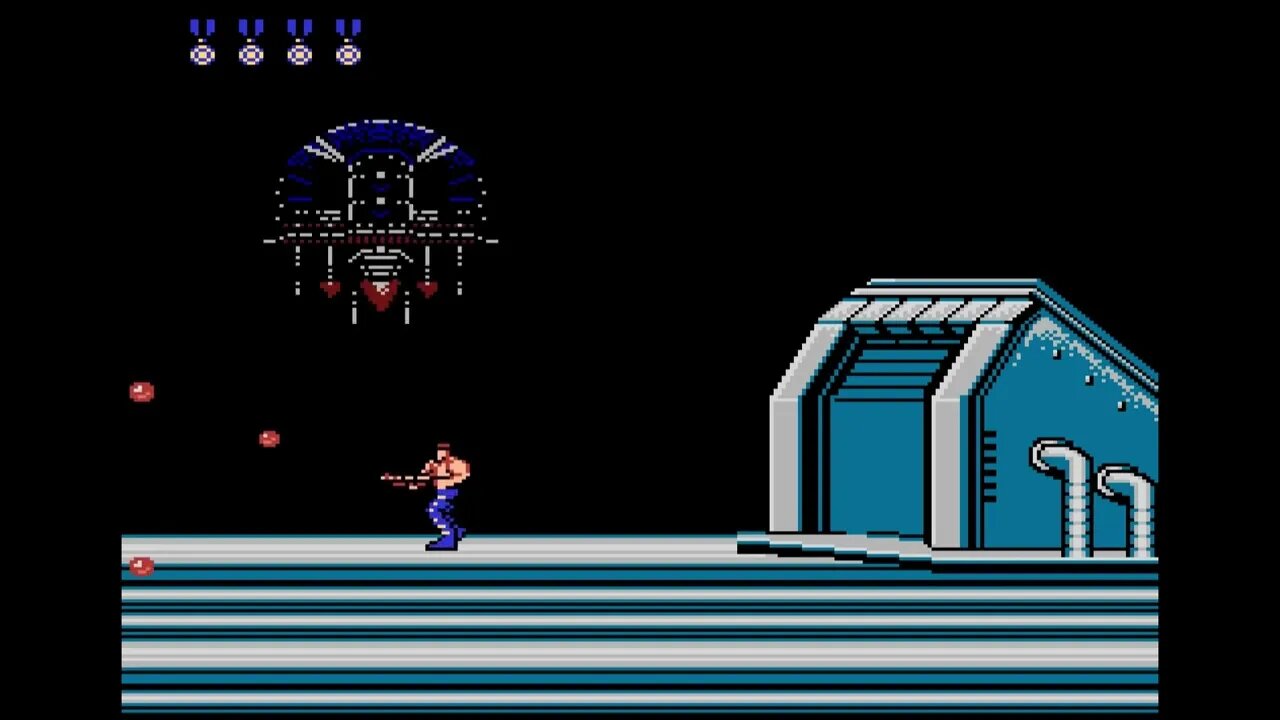 Contra Anniversary Collection Stage 5 Snow field - walkthrough