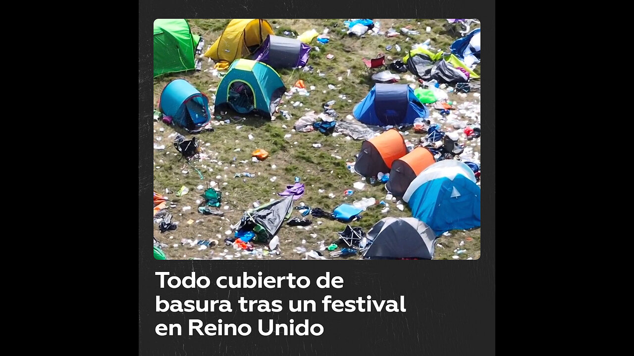 El Festival de Reading 2024 deja un rastro de inmundicia