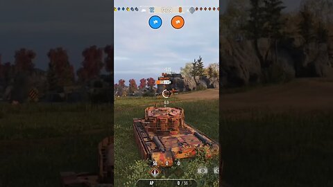 World of Tanks: Me and my partner getting this IS-3 down. 😄