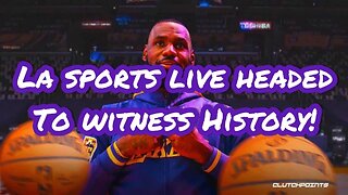 Lakers VS Thunder Lebron James Record Breaking Game