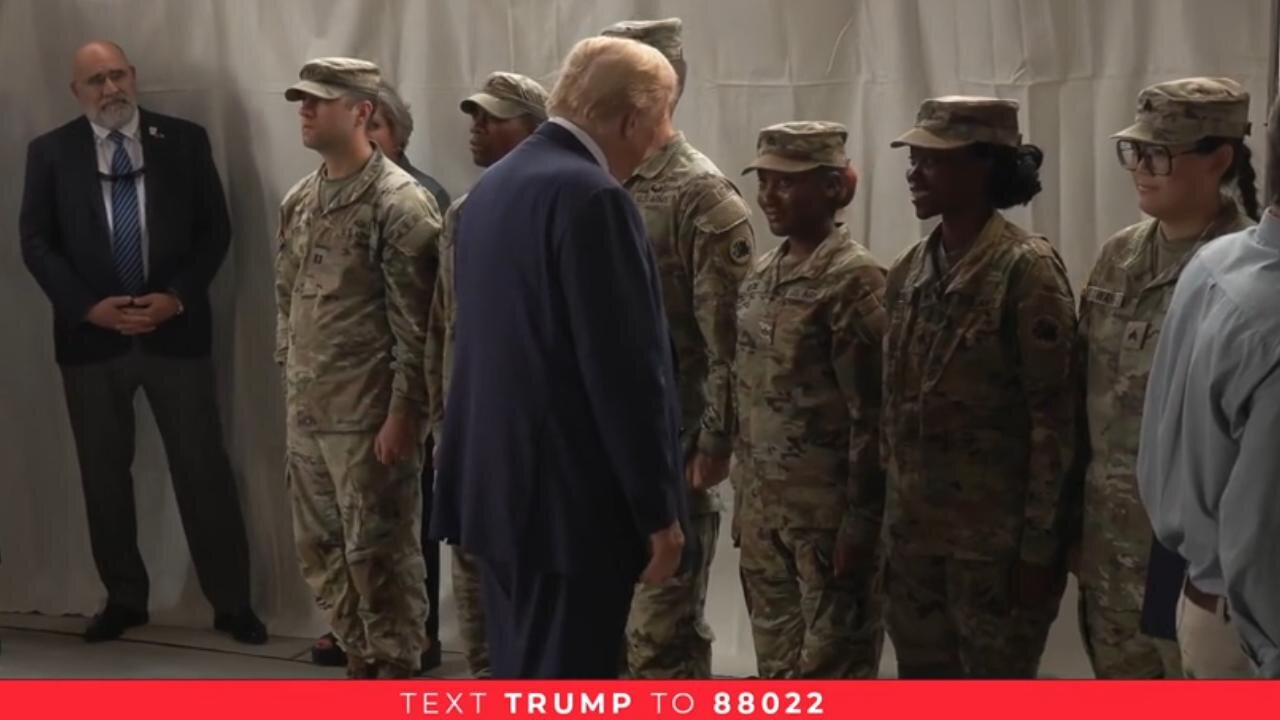 President Trump & Gov. Kemp Hold Press Conference in Evans, Georgia - 10/4/24