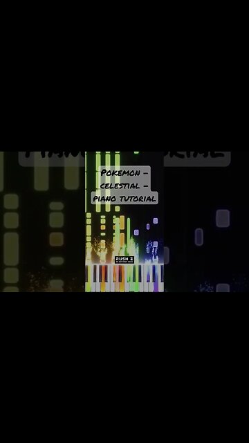 Pokémon - Celestiale - 4K Piano Tutorial - Ed Sheeran #shorts #nocopyrightmusic #edsheeran
