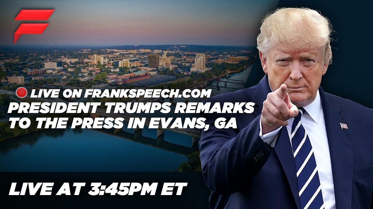 LIVE: PRESIDENT TRUMP IN EVANS, GA | 4 OCTOBER 2024