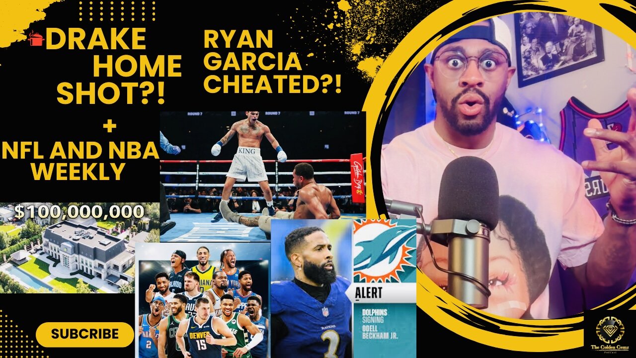 Drake House Shot, Ryan Garcia on PEDs; NFL + NBA Weekly Ft Lakers and New York Knicks | Sports Gemz