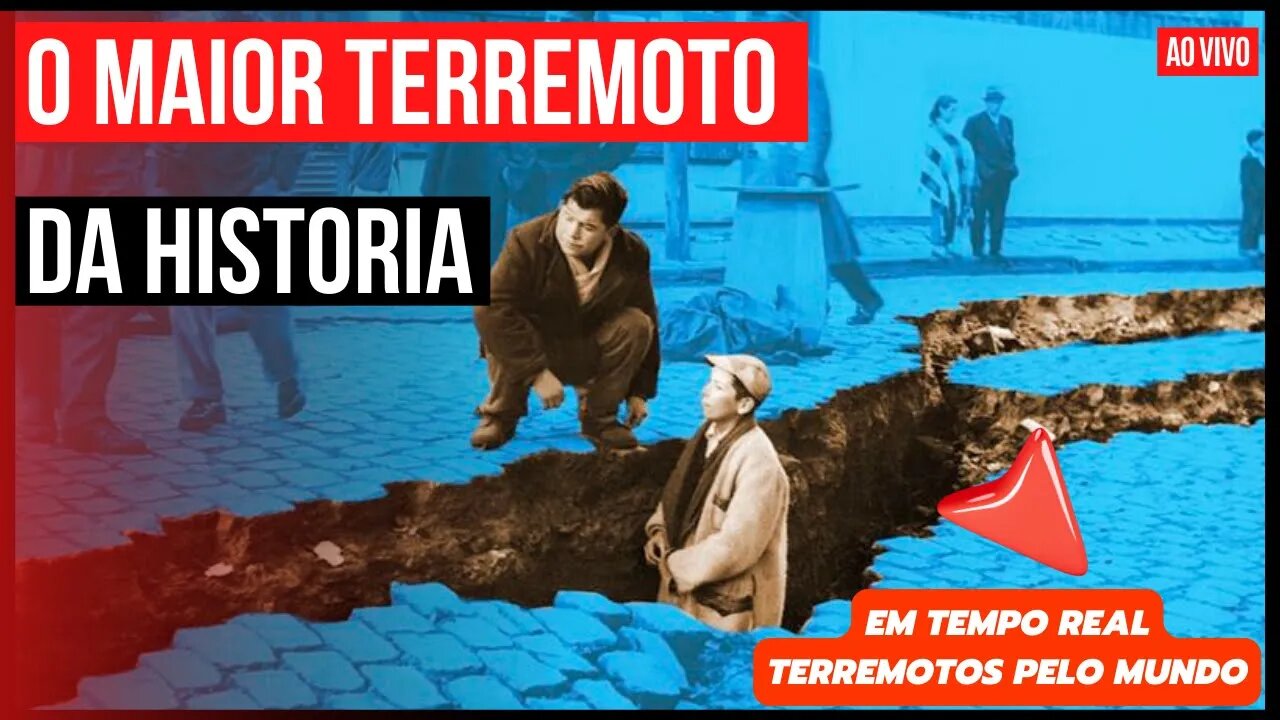 Vídeos de Terremotos AO VIVO em tempo REAL