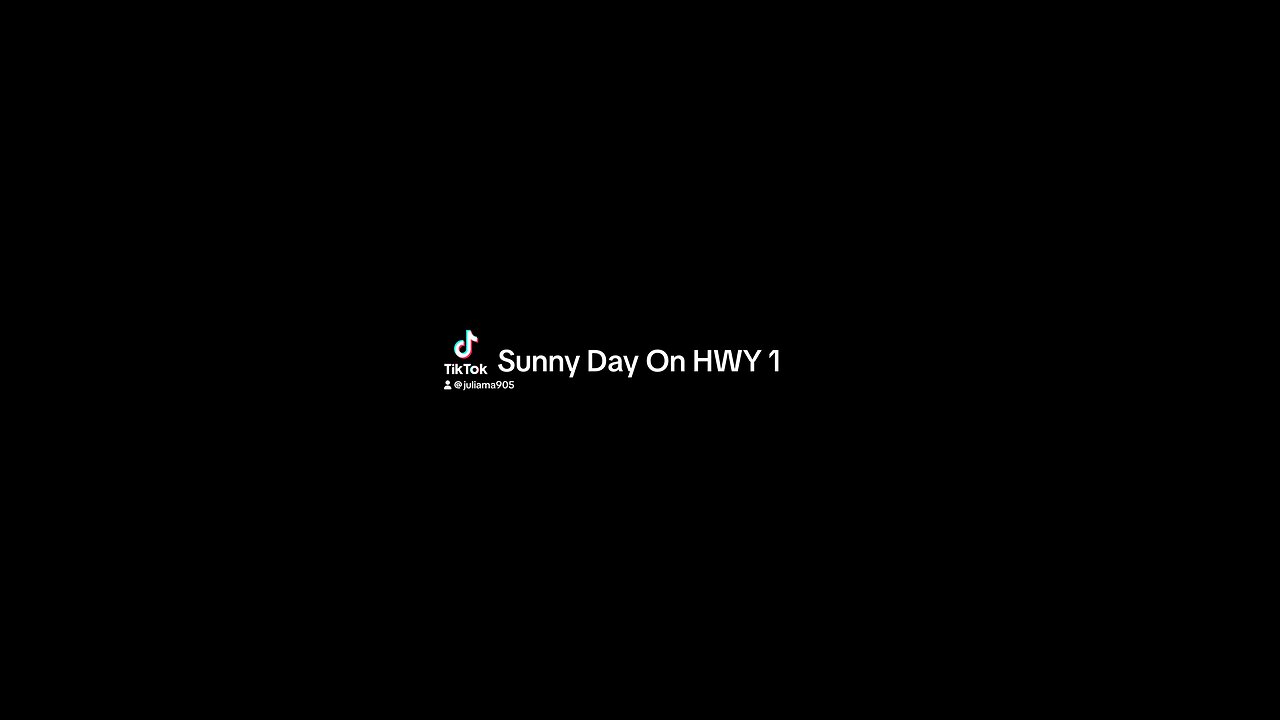 Sunny Day On HWY 1 LA US