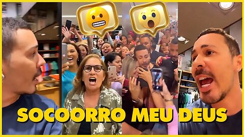 CARLINHOS CELEBRIDADE ENTRA NO SHOPPING EM RECIFE E SE DESESPERA COM SEUS FÃS