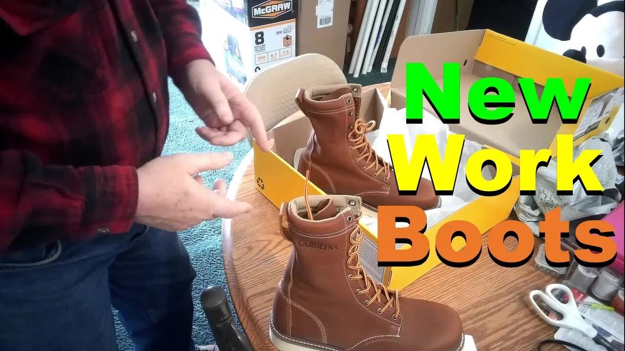 No. 925 – Carolina Shoe Work Boot Unboxing And First Reaction