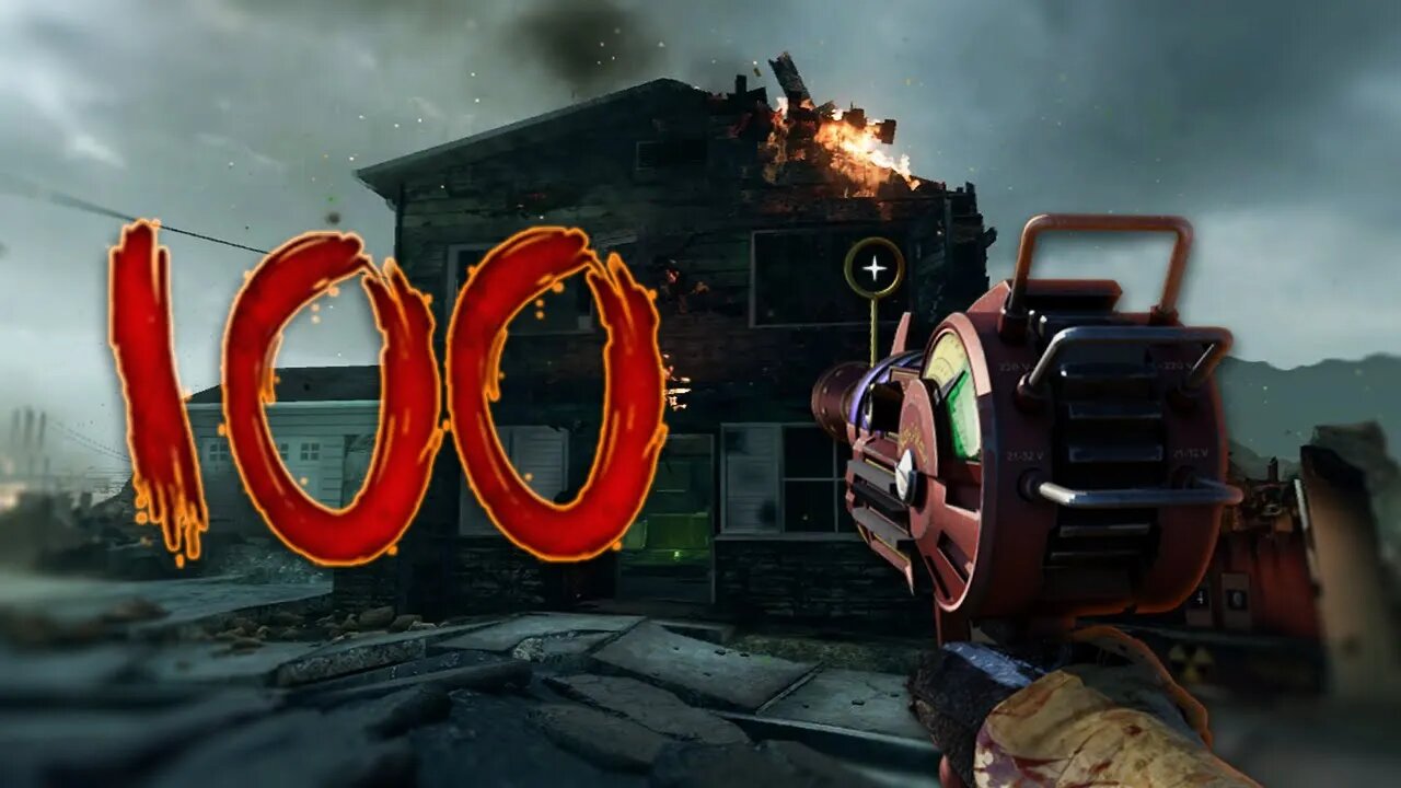 COD ZOMBIES TENTANDO BATER RECORDE PESSOAL