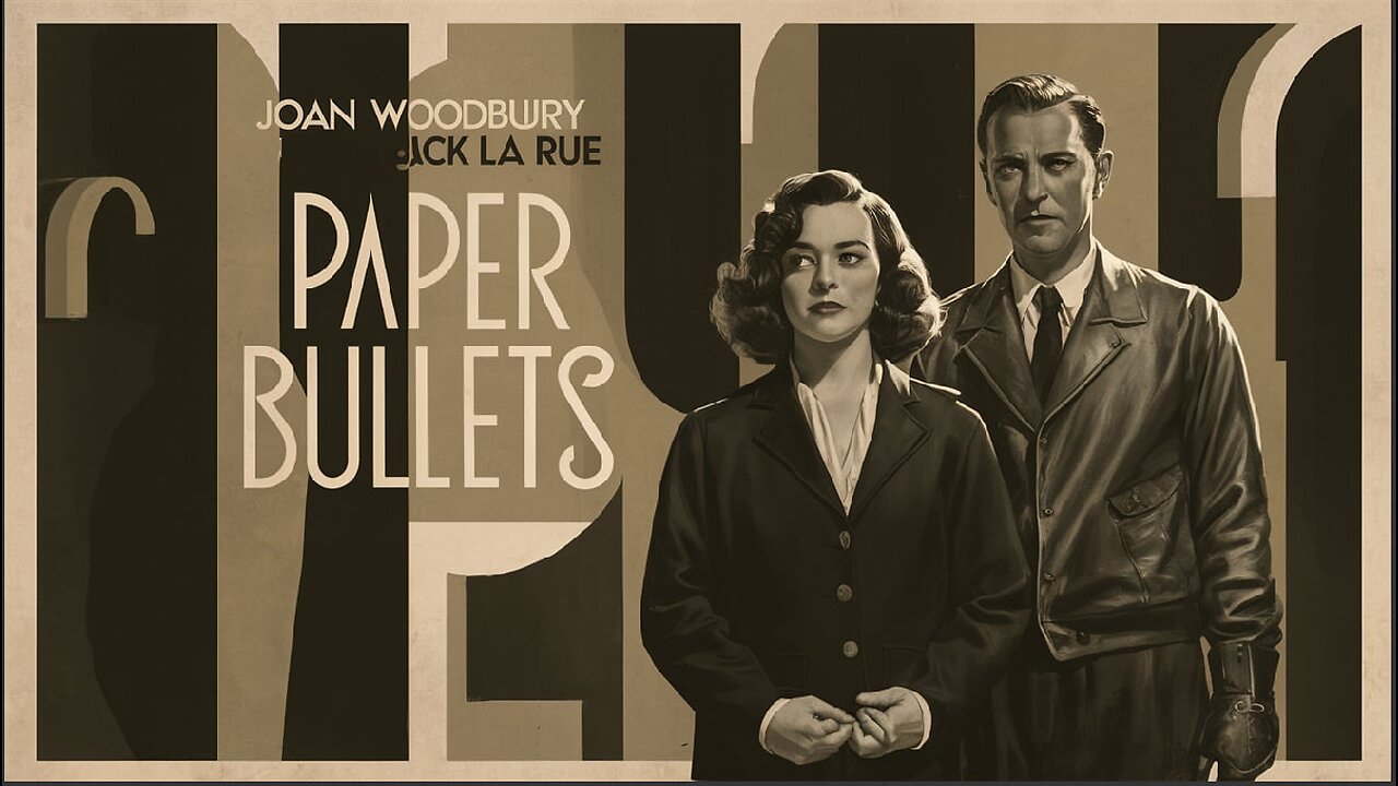 PAPER BULLETS (1941) Joan Woodbury, Jack La Rue & Linda Ware | Crime, Drama, Thriller | B&W