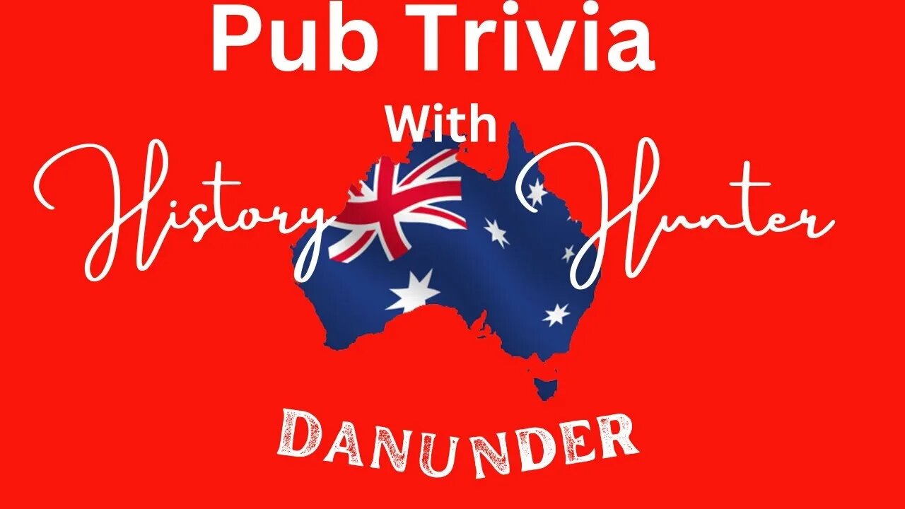 Pub Triva With History Hunter DanUnder #pubtriva #social