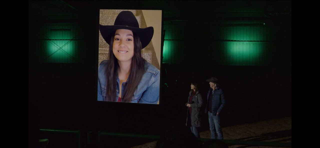 Heartland 16X14 Amy and Lyndy Moment; Opening Act of the Rodeo