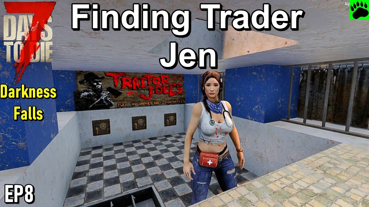 7 Days to Die Quests and Trader Jen Darkness Falls EP8