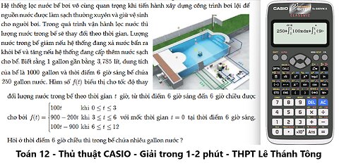 CASIO: Hệ thống lọc nước bể bơi vô cùng quan trọng khi tiến hành xây dựng công trình