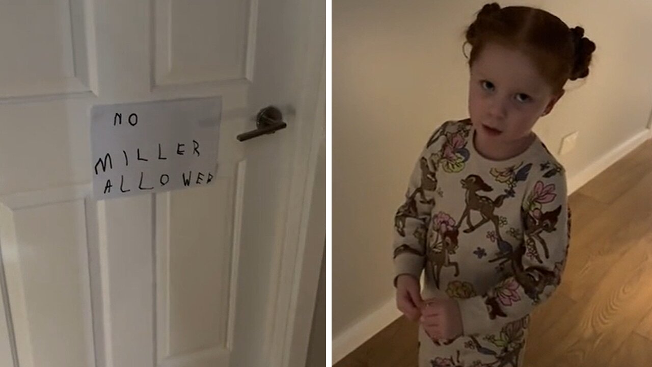 Big Sister Bans Baby Brother From Her Room After Carpet Incident