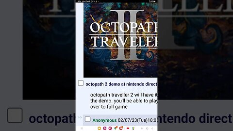 Nintendo direct leak octopath 2 demo