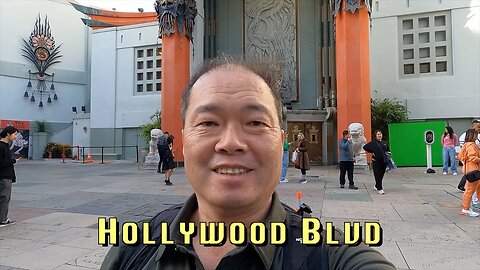 86 USA Hollywood - 공항에서 할리우드까지 전철타기, 할리우드 거리 걷기