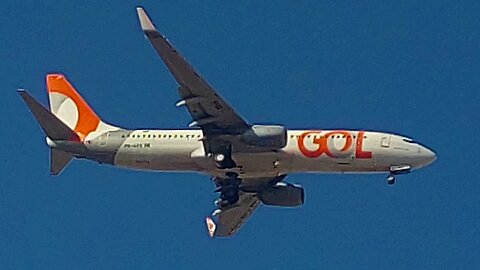 Boeing 737-800 PR-GZS coming from Rio de Janeiro to Fortaleza
