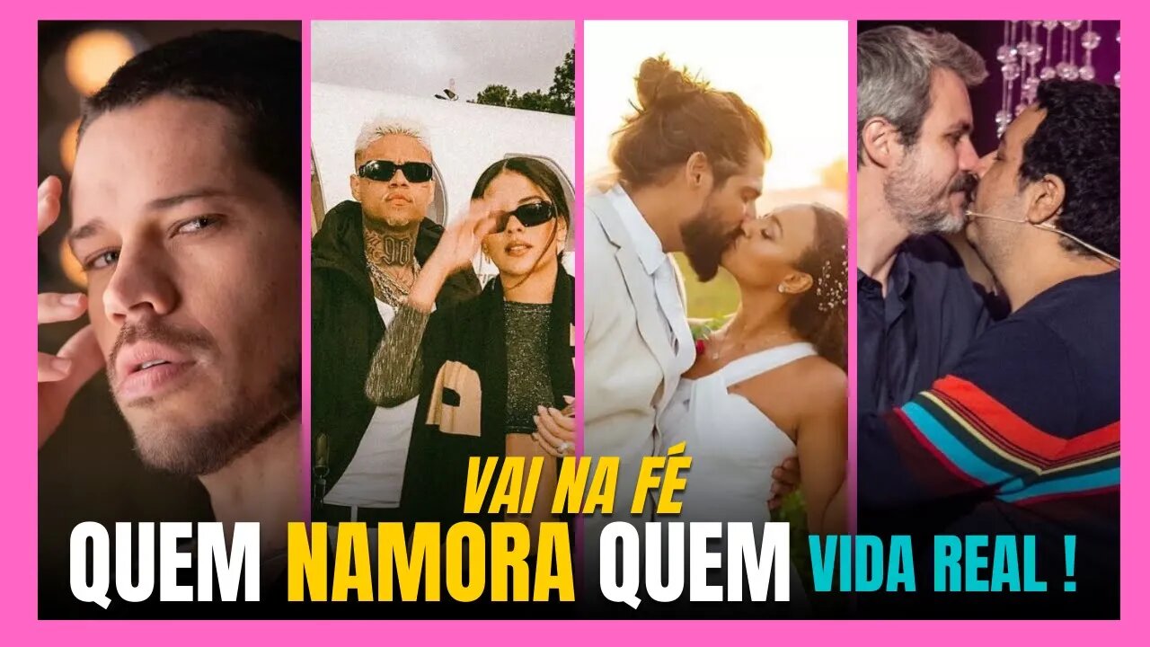 VEJA quem são os NAMORADOS e NAMORADAS dos ATORES da NOVELA VAI NA FÉ💥NA VIDA REAL!