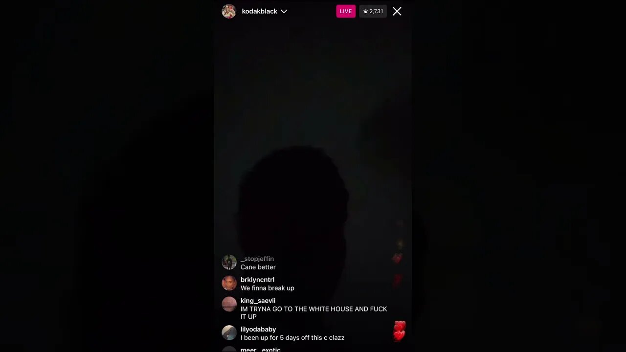 KODAK BLACK IG LIVE: Kodak Clears SG Chain W GD Member Rumor & Relationship W Fredo Santana 10-02-23