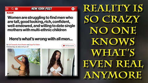 Men's issues are so bad people can't tell what's even real anymore
