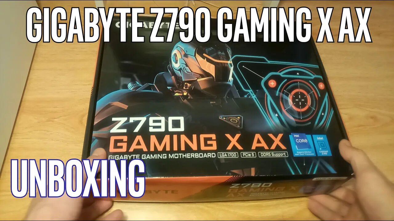 Gigabyte Z790 GAMING X AX - UNBOXING