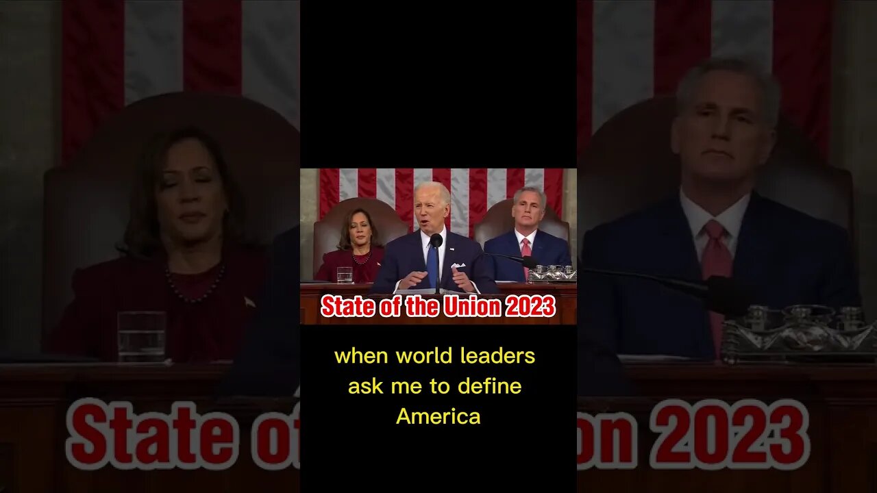"Biden Says" "Possibilities" at Both SOTU | Subscribe for more ----}