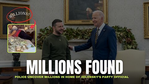 Millions Found in Home of Zelensky's Party Official!