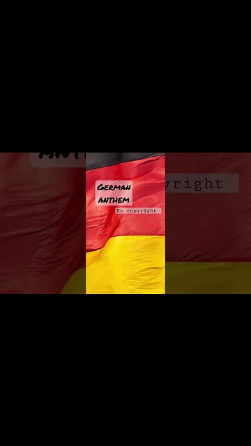 German Anthem - Subscribe For More #shorts #germananthem #deutchland