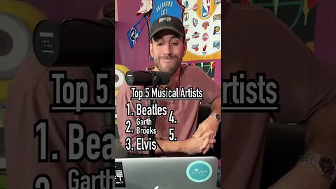 Guessing the Top 5 Selling Artists of All Time!! Get Any Right? #shorts