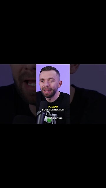 Break your connection with the world,🌎 and mend your connection with God! 🕊️