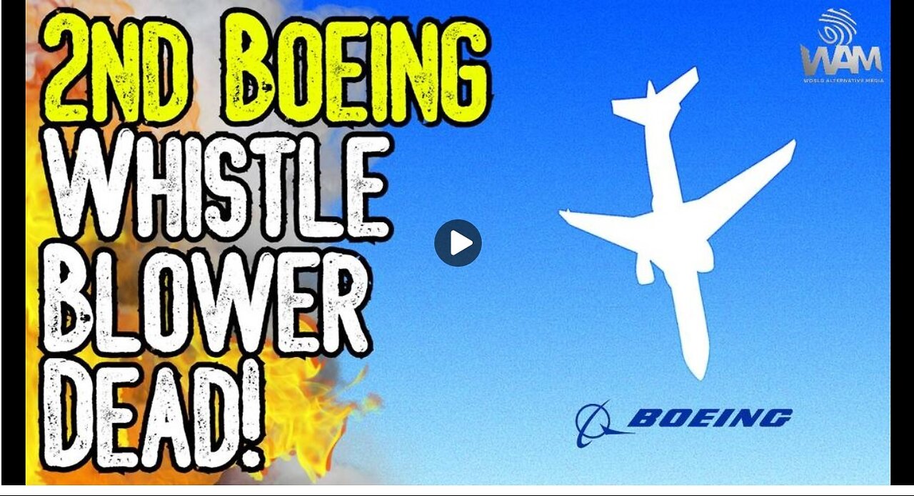 2ND BOEING WHISTLEBLOWER DEAD! - Is There A Coverup In The Sky? - DEI Hires Risking Lives