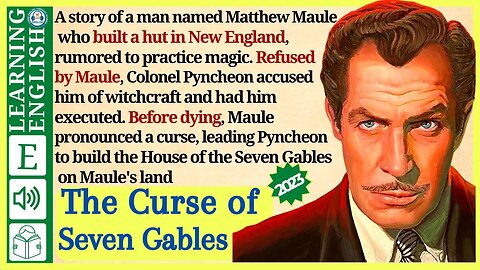 learn English through story level 3 🍁The Curse of Seven Gables | WooEnglish