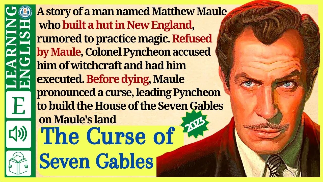 learn English through story level 3 🍁The Curse of Seven Gables | WooEnglish
