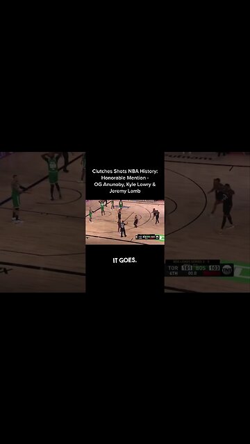 Toronto Raptors Clutchest Shot EVER? #shorts