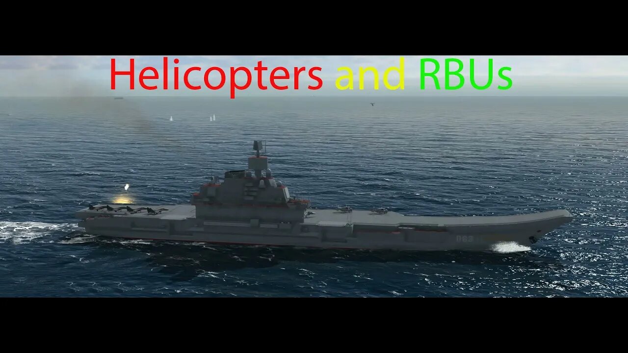 Ambushing Subs with Aircraft Carrier Admiral Kuznetsov - Cold Waters with Epic Mod