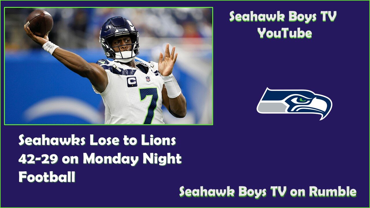 Seahawks Lose 42-29 in Mike McDonald's MNF Debut