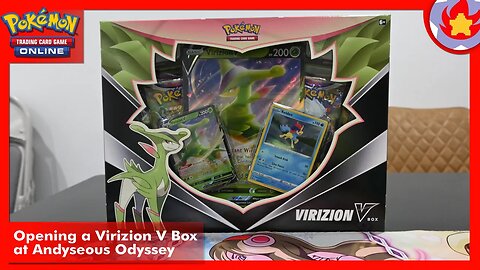 Opening a Virizion V Box at @AndyseousOdyssey | Pokemon TCG