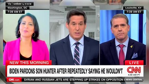 Scott Jennings EXPOSES lying Dem on CNN, laughs in her face on Hunter pardon