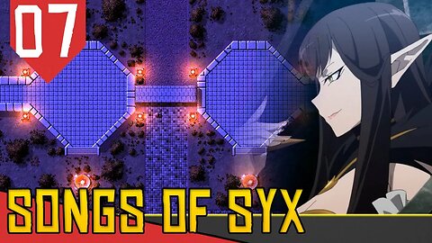 GRANDE MURALHA e Iluminação NOTURNA - Songs of Syx Tilapia #07 [Gameplay Português PT-BR]