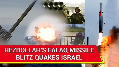 4 Attacks In 60 Seconds: Hezbollah's Falaq Missile Salvo Burns IDF's Ramim Barracks, Israeli Cities