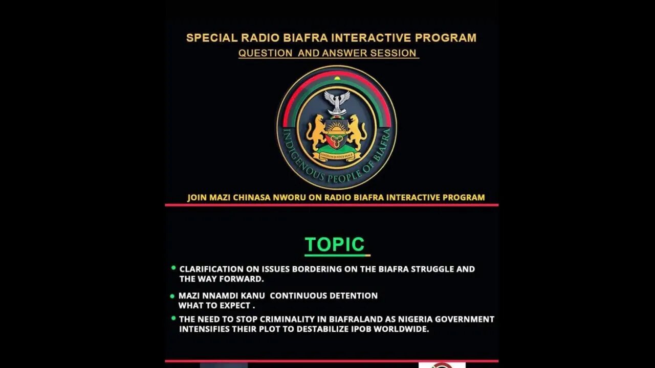 RADIO BIAFRA SPECIAL