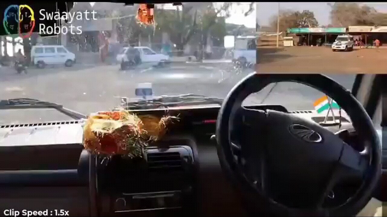 Driverless car in a busy Indian road?