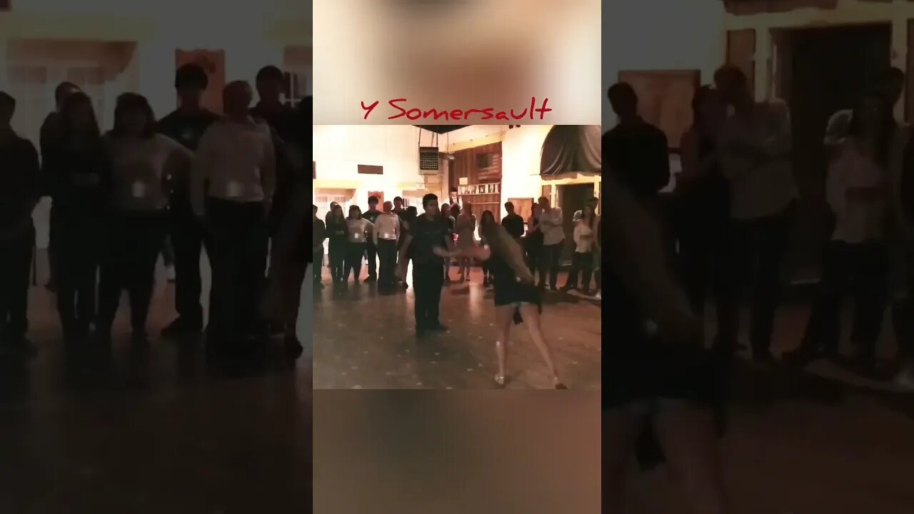 Ballroom dance #shorts #ballroomdance #swingdance #countrydance #dance #somersault
