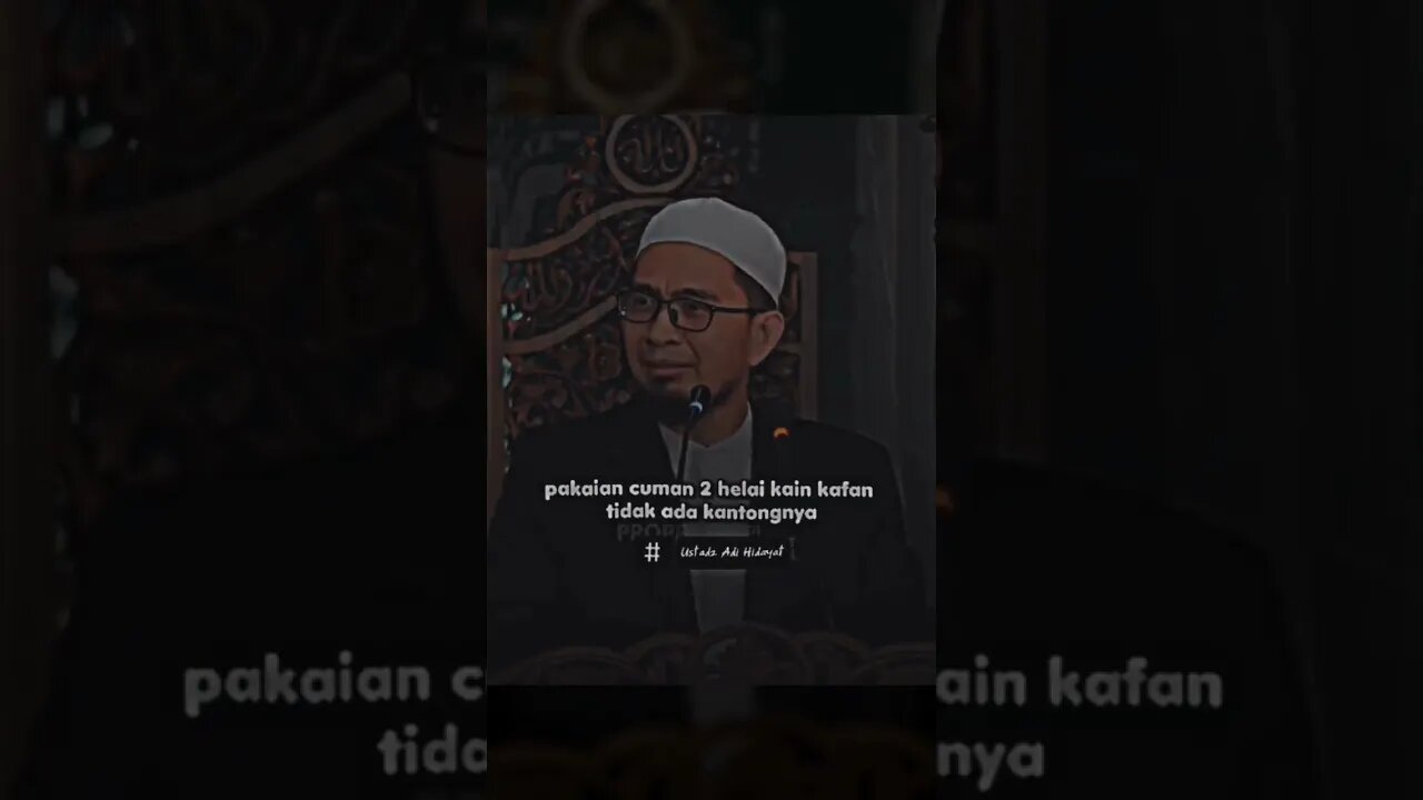 Ingat kamu akan wafat - Ustadz Adi Hidayat #fyp #akhirat #ceramah