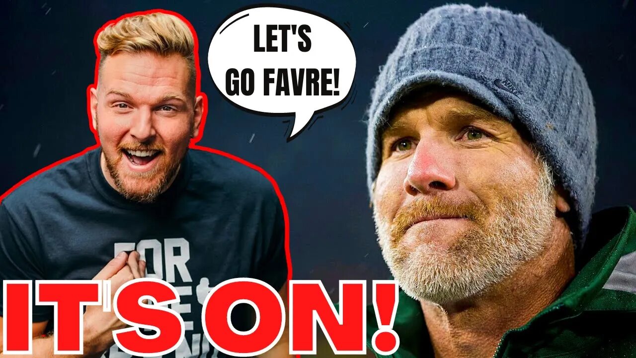 Pat McAfee FIRES BACK at Packers Legend Brett Favre over Defamation Lawsuit!